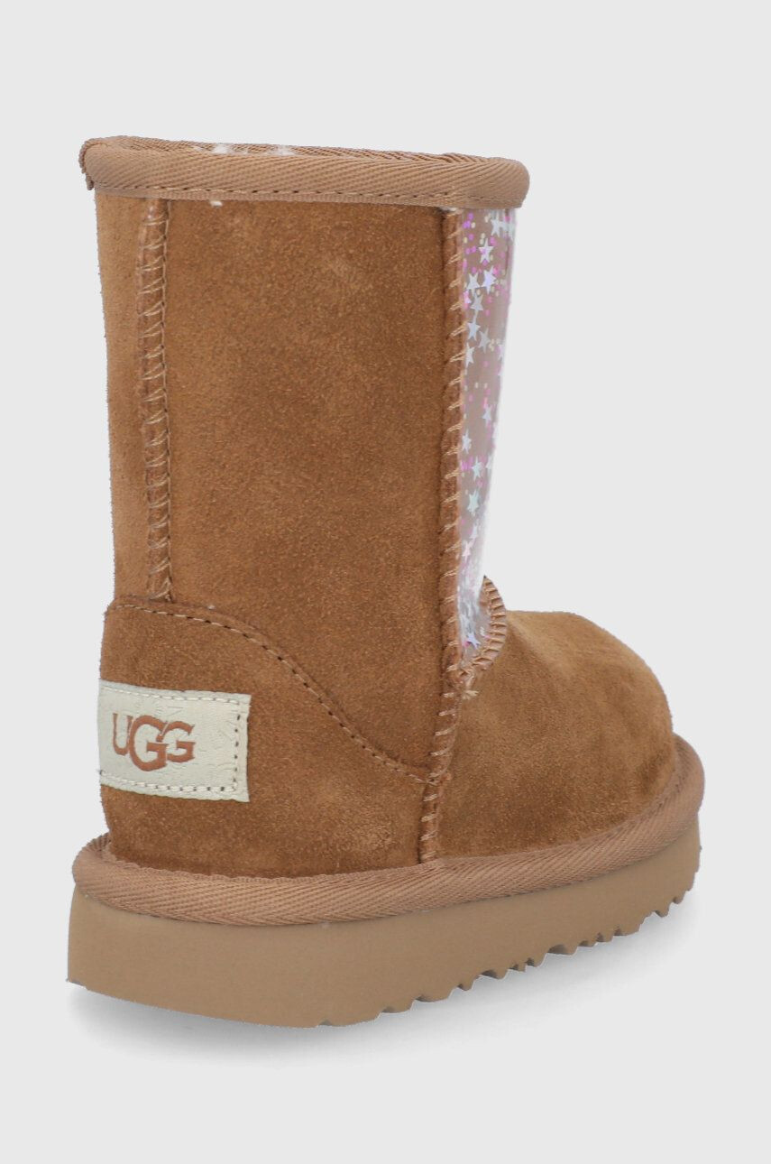 Ugg otroški zimski čevlji Classic II Clear Glitter - Pepit.si