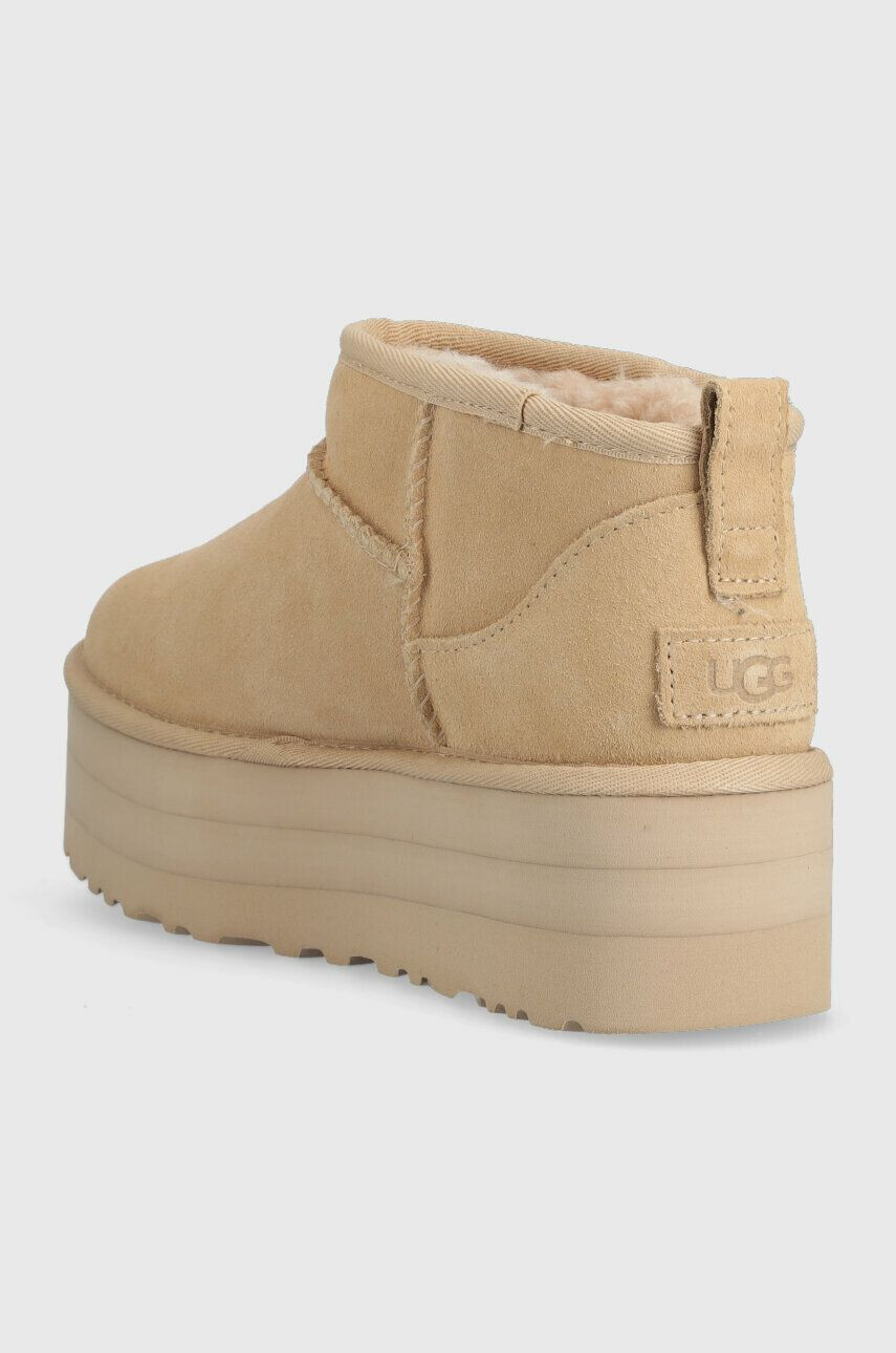 Ugg Snežke iz semiša Classic Ultra Mini - Pepit.si