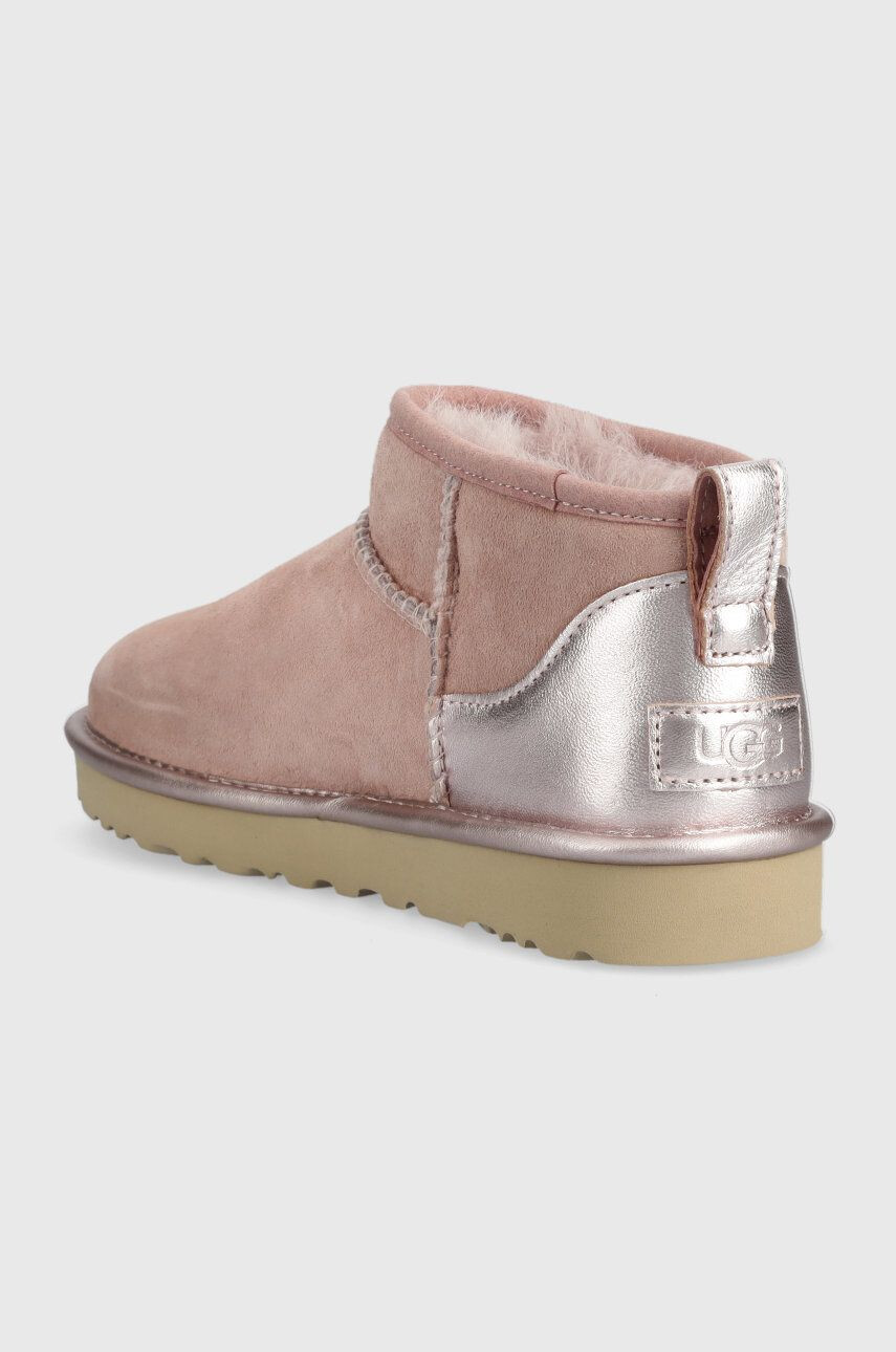 Ugg Snežke iz semiša W Classic Ultra Mini Shine - Pepit.si