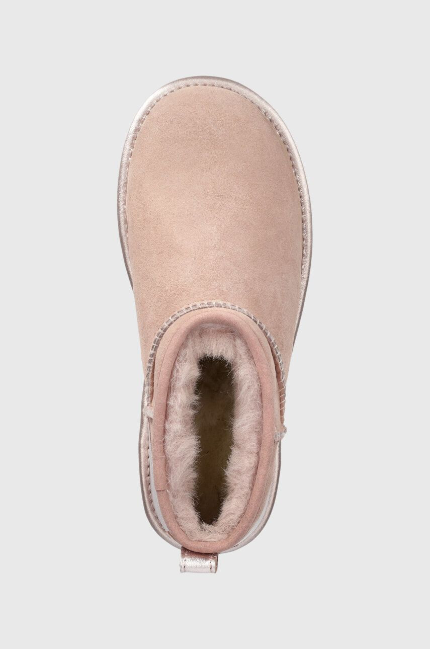 Ugg Snežke iz semiša W Classic Ultra Mini Shine - Pepit.si