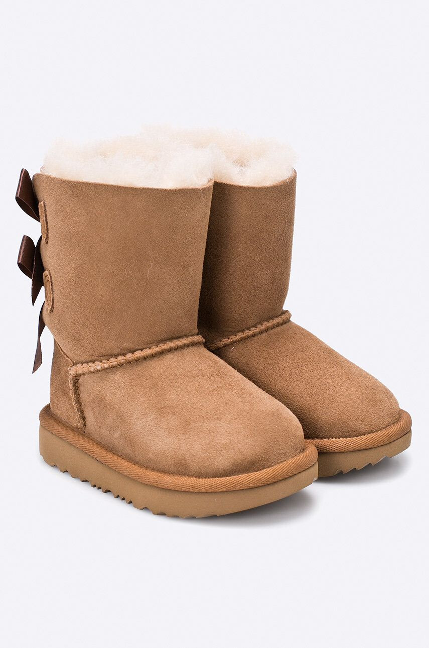 Ugg Zimska obutev bailey bow ii rjava barva - Pepit.si