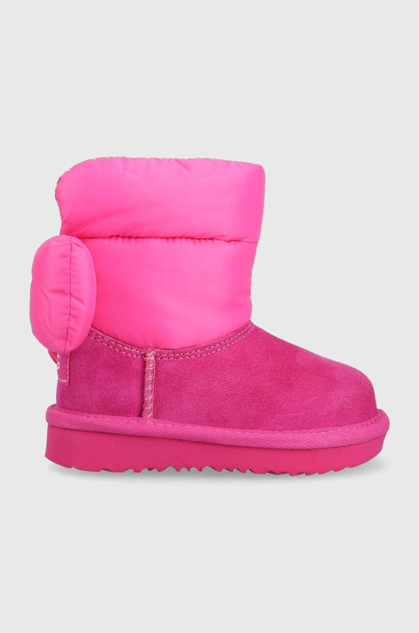 Ugg Zimska obutev BAILEY BOW MAXI roza barva - Pepit.si