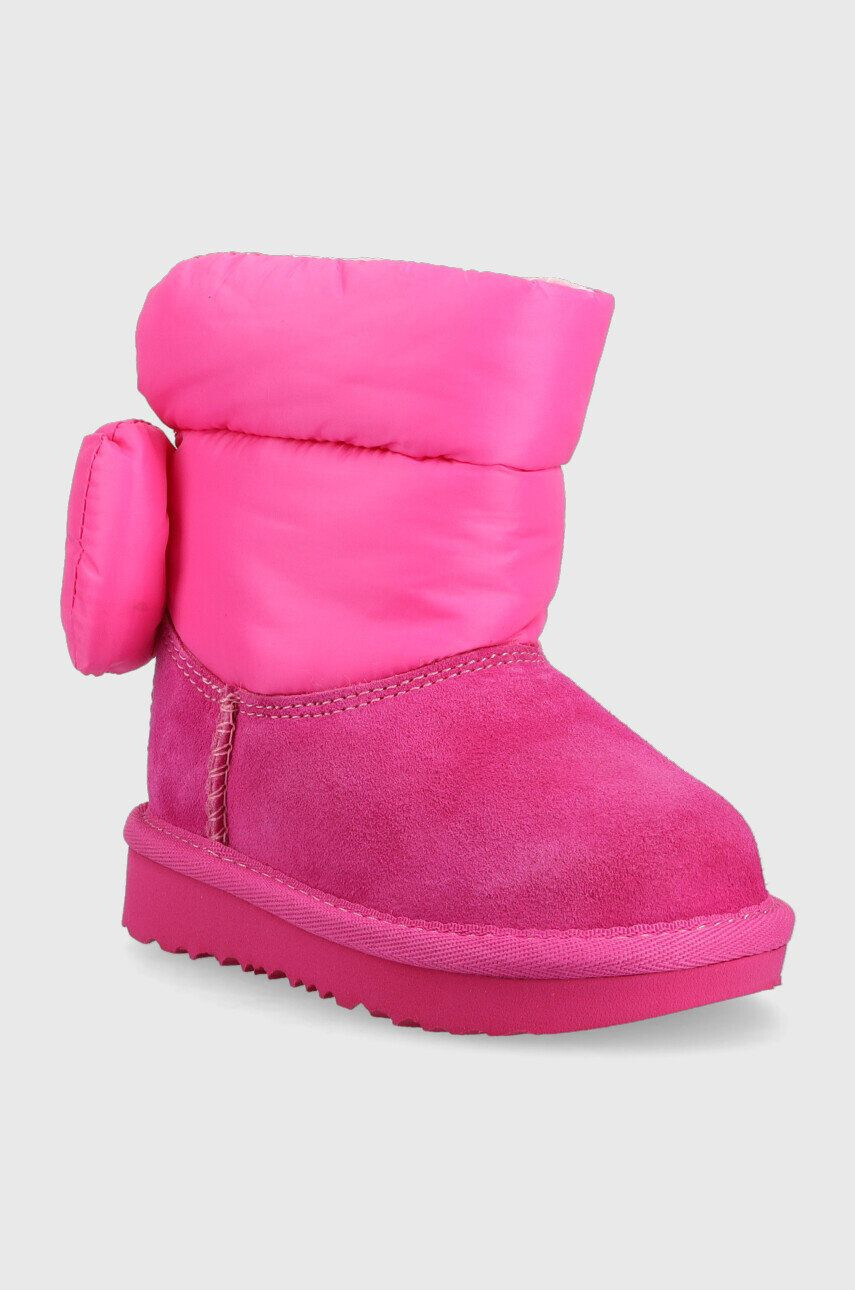 Ugg Zimska obutev BAILEY BOW MAXI roza barva - Pepit.si