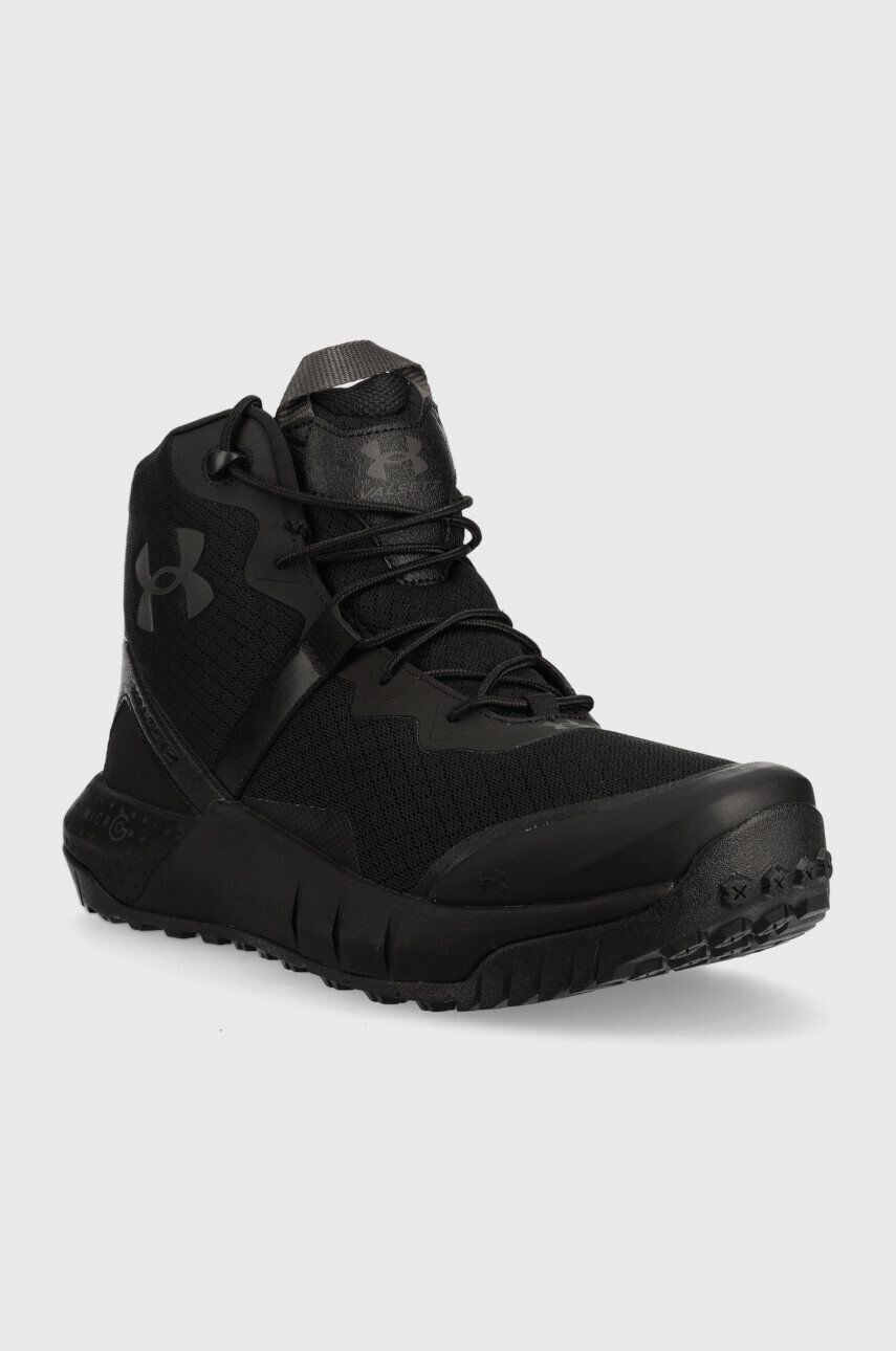 Under Armour Čevlji Micro G Valsetz Mid moški črna barva - Pepit.si