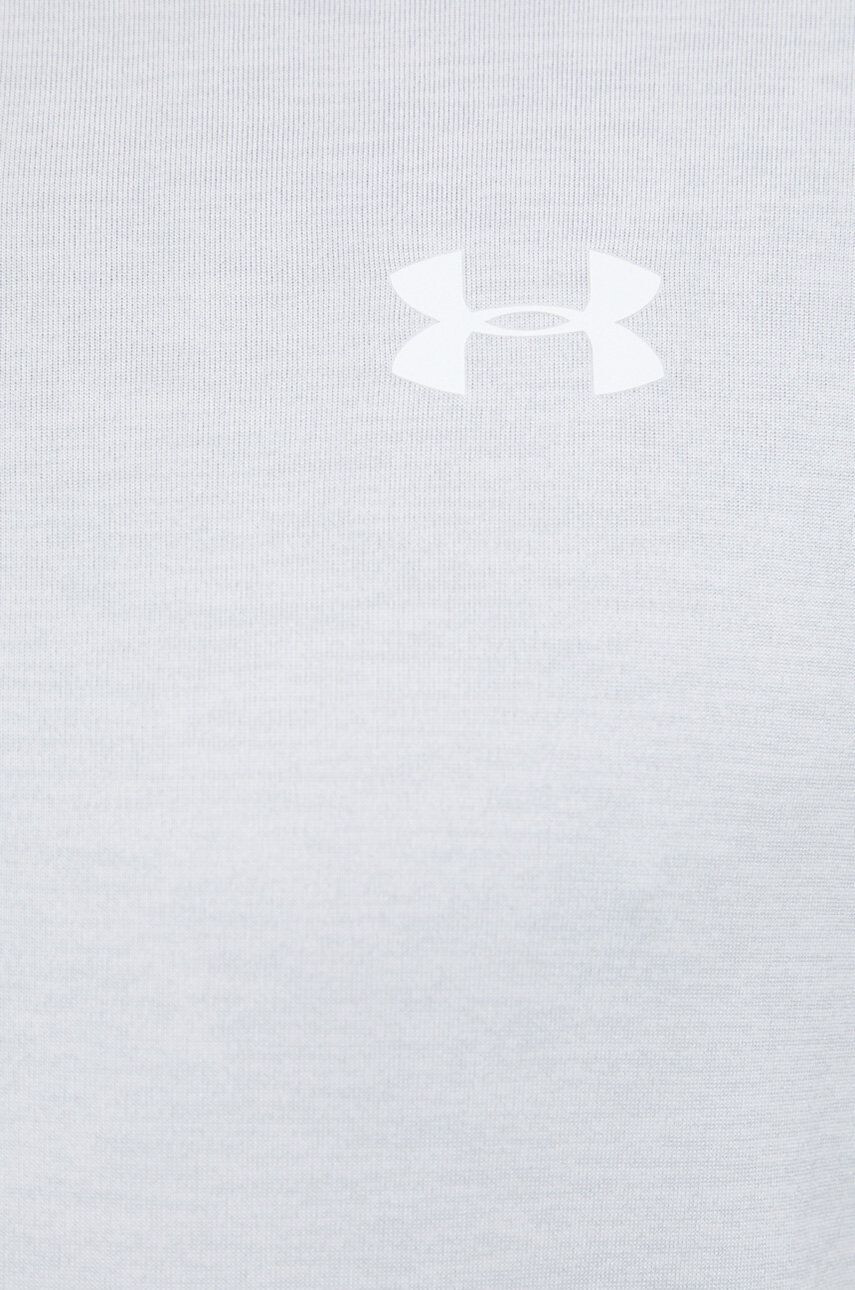 Under Armour Pulover ženska siva barva s kapuco - Pepit.si