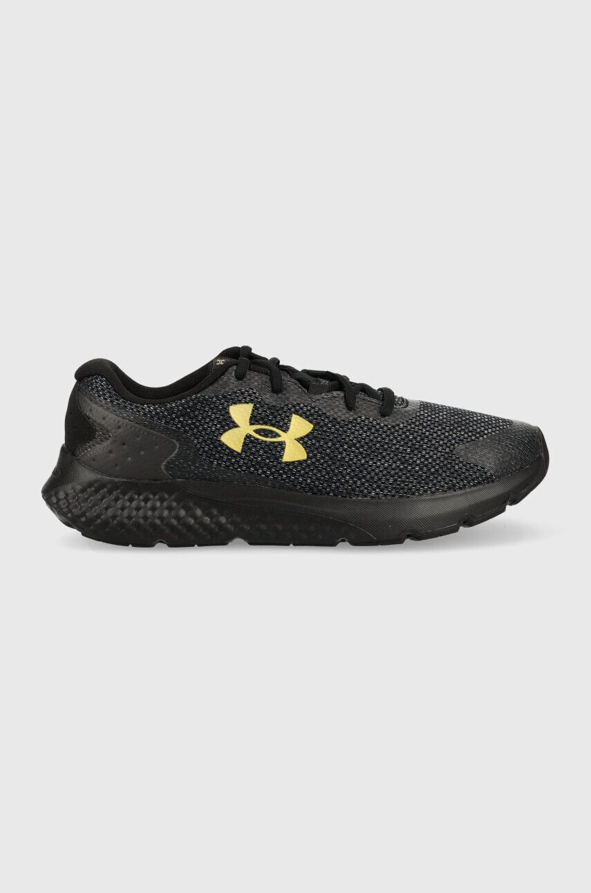 Under Armour Tekaški čevlji Charged Rogue 3 Knit črna barva - Pepit.si