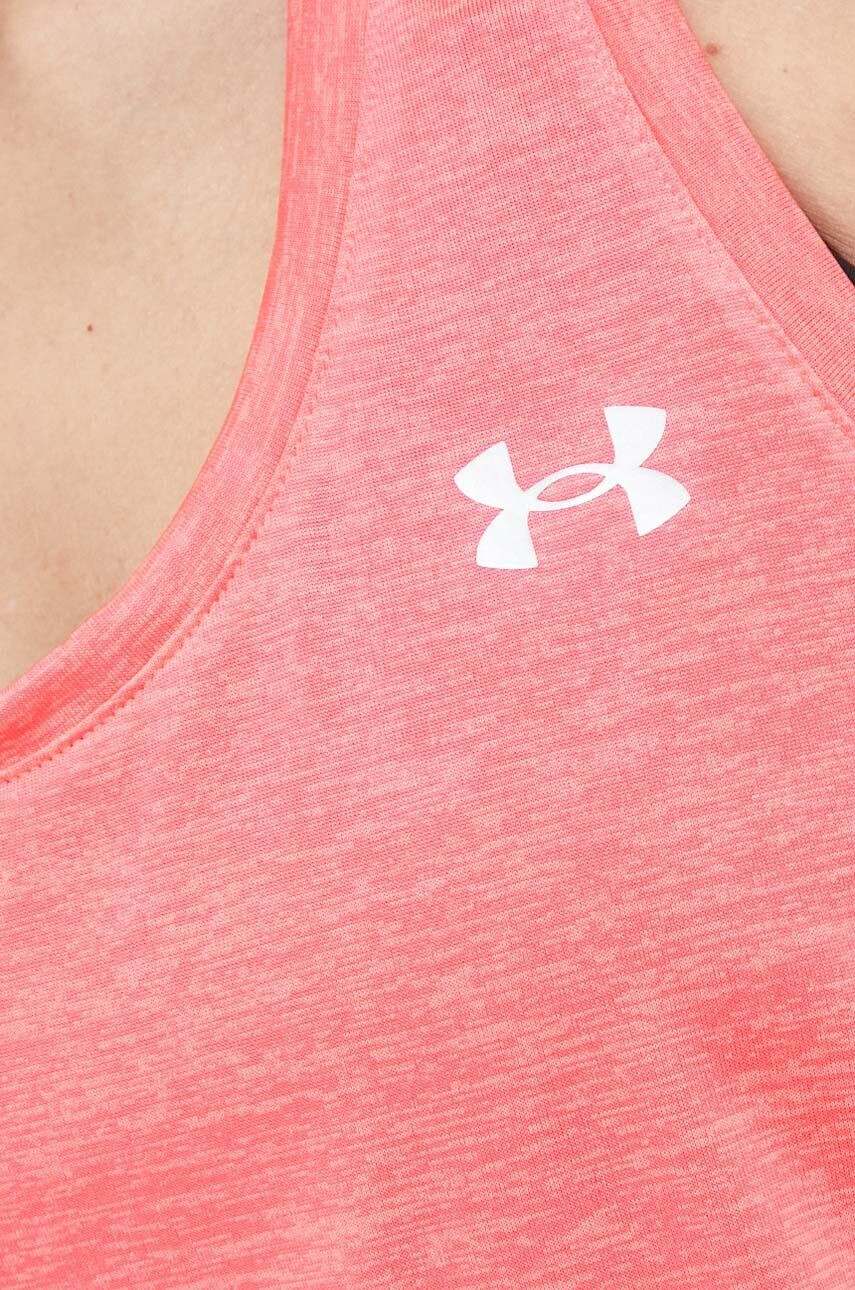 Under Armour Top za vadbo Tech Twist roza barva - Pepit.si