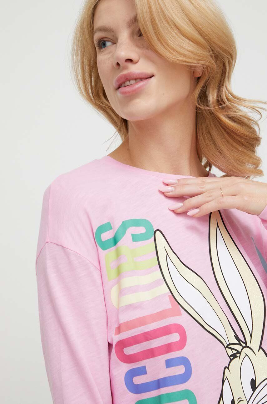 United Colors of Benetton Bombažen pižama longsleeve x Looney Tunes - Pepit.si