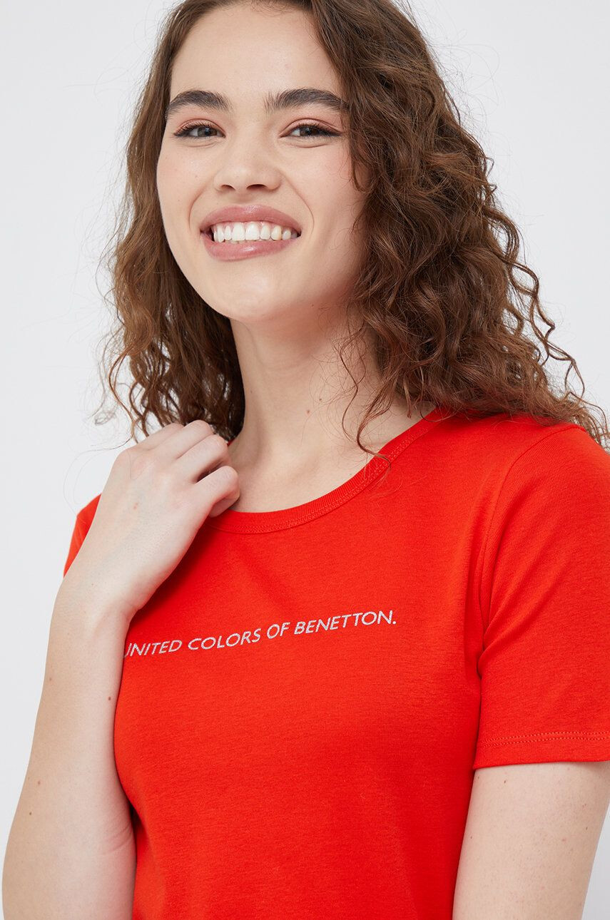 United Colors of Benetton Bombažna kratka majica - Pepit.si