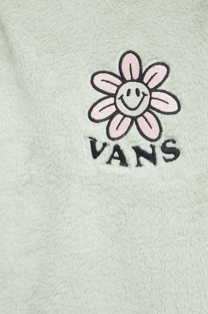 Vans Bluza ženska zelena barva - Pepit.si