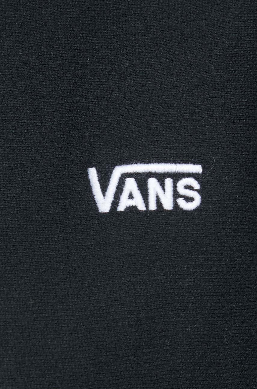 Vans Bluza ženska črna barva s kapuco - Pepit.si