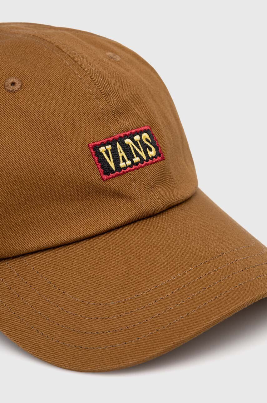 Vans Bombažna bejzbolska kapa rjava barva - Pepit.si