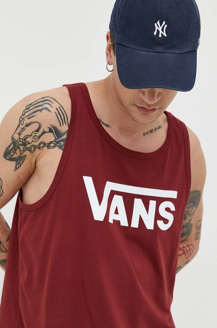 Vans Bombažna kratka majica - Pepit.si