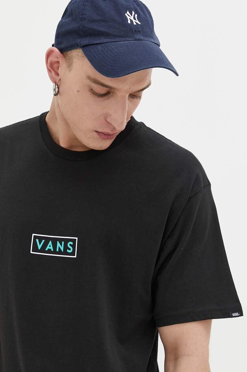 Vans Bombažna kratka majica - Pepit.si