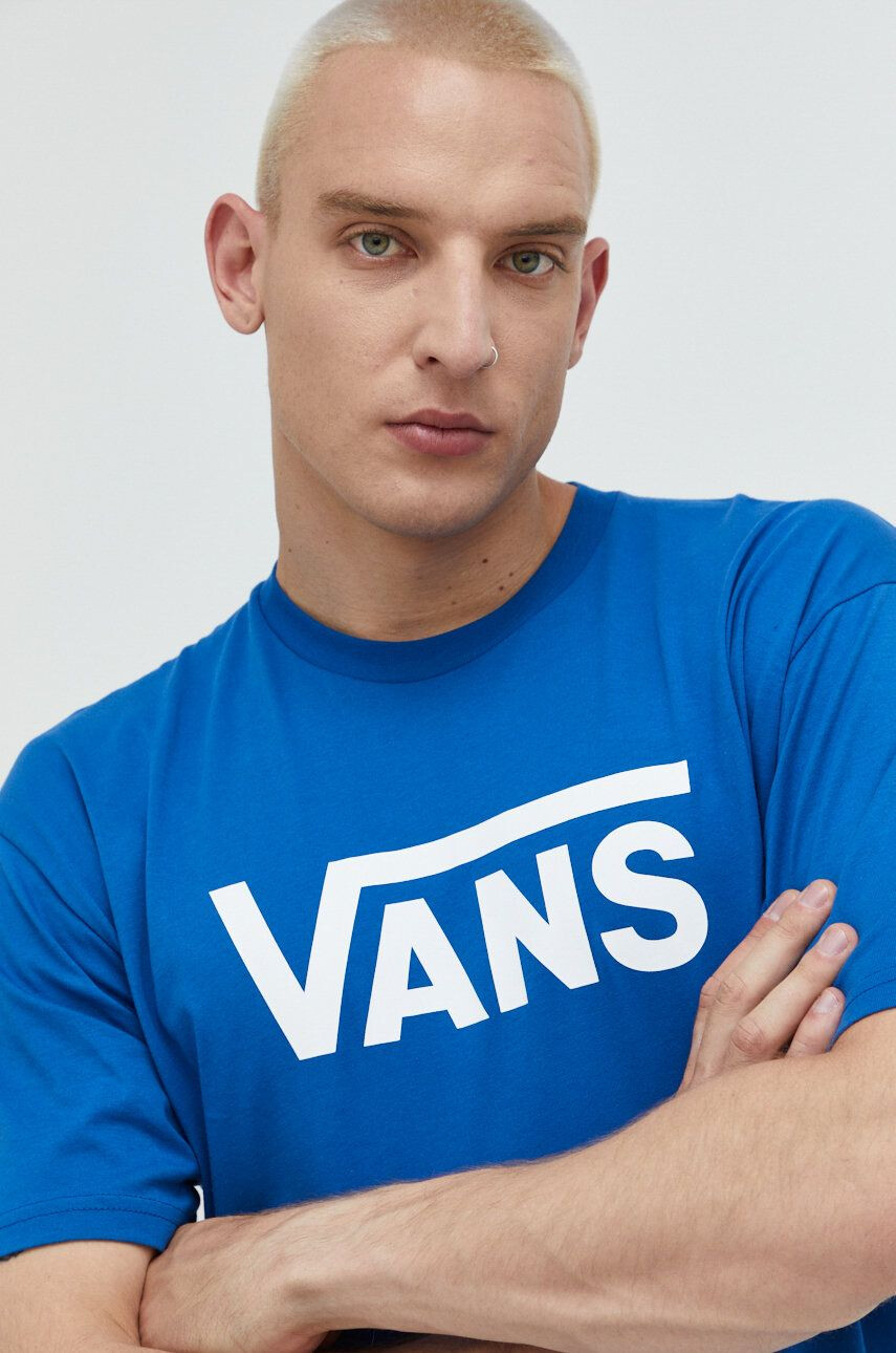 Vans Bombažna kratka majica - Pepit.si