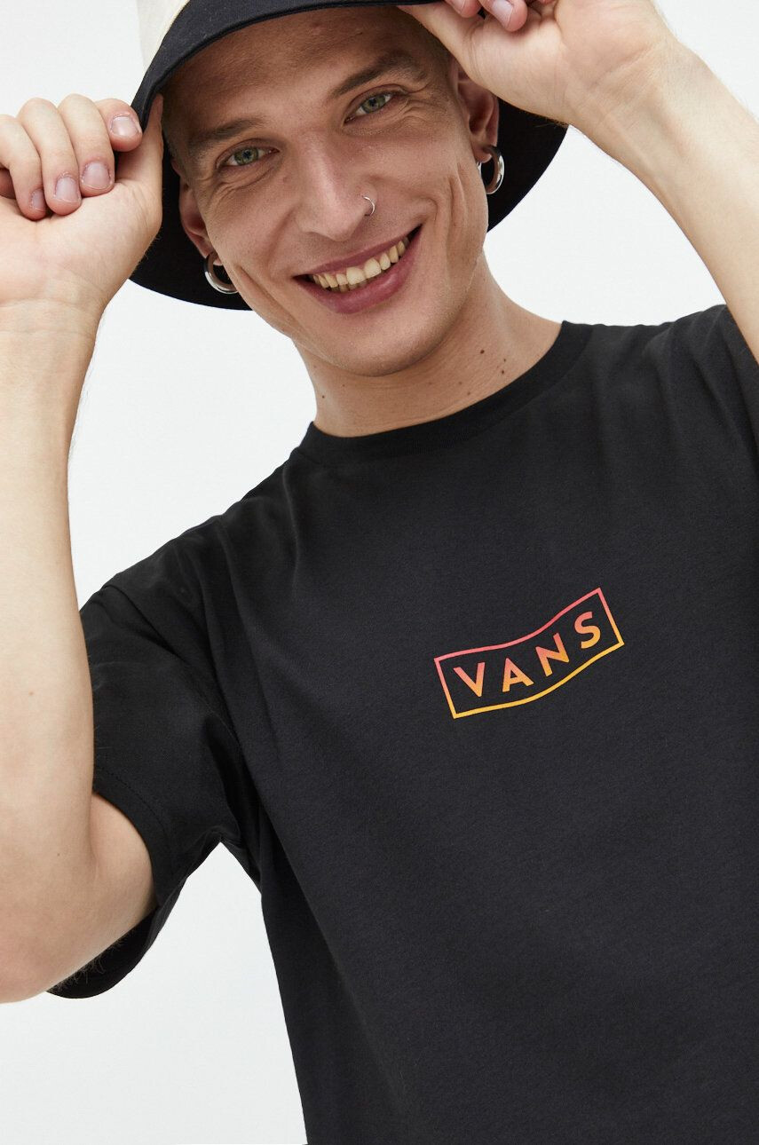 Vans Bombažna kratka majica - Pepit.si