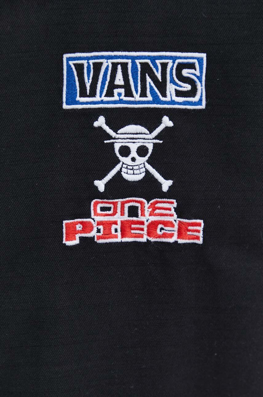 Vans Jakna x one piece moška črna barva - Pepit.si