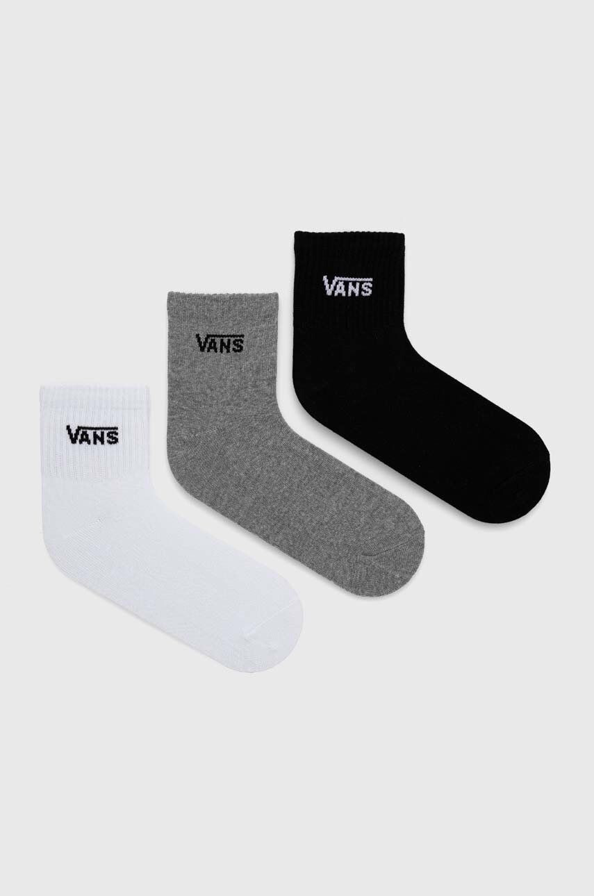 Vans Nogavice 3-pack ženski črna barva - Pepit.si