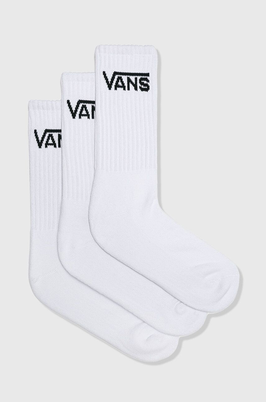 Vans Nogavice 3-pack ženski oranžna barva - Pepit.si