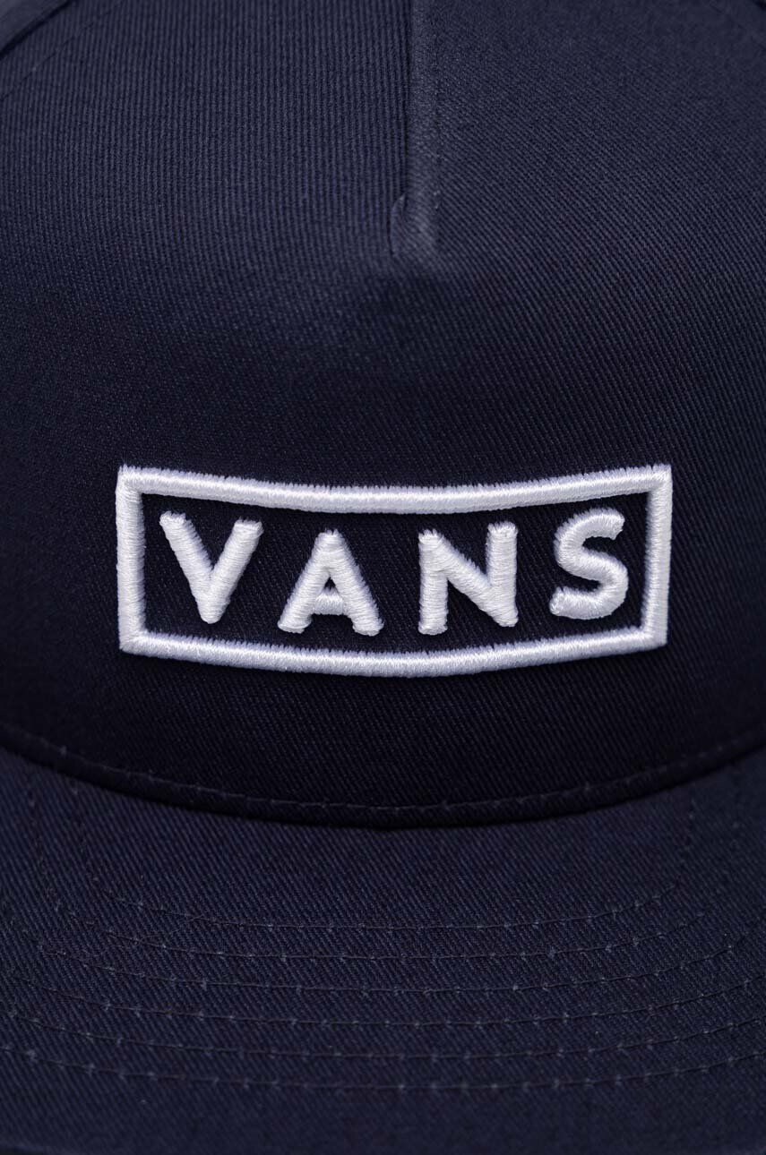 Vans Otroška bombažna bejzbolska kapa BY EASY BOX SNAPBACK dress blues mornarsko modra barva - Pepit.si