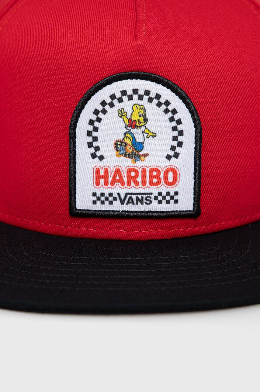 Vans Otroška bombažna bejzbolska kapa HARIBO rdeča barva - Pepit.si