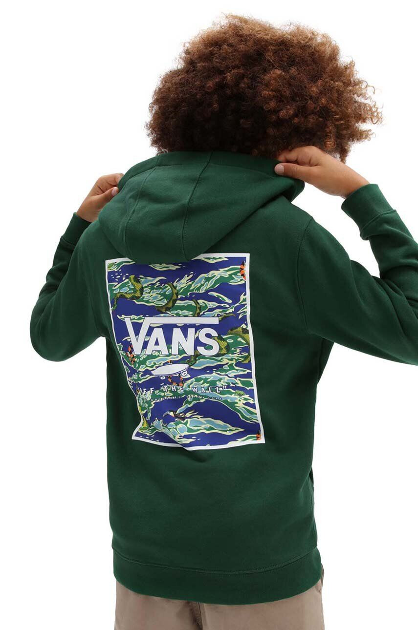 Vans Otroški bombažen pulover BY PRINT BOX BACK PO EDEN - Pepit.si