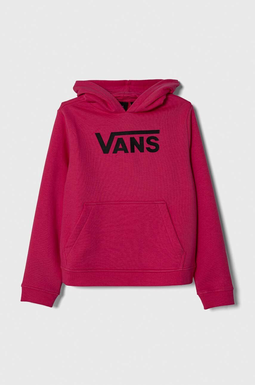 Vans Otroški pulover GR FLYING V HOODIE GIRLS roza barva s kapuco - Pepit.si