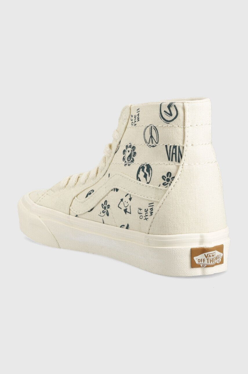 Vans Superge Sk8-hi ženske bež barva - Pepit.si