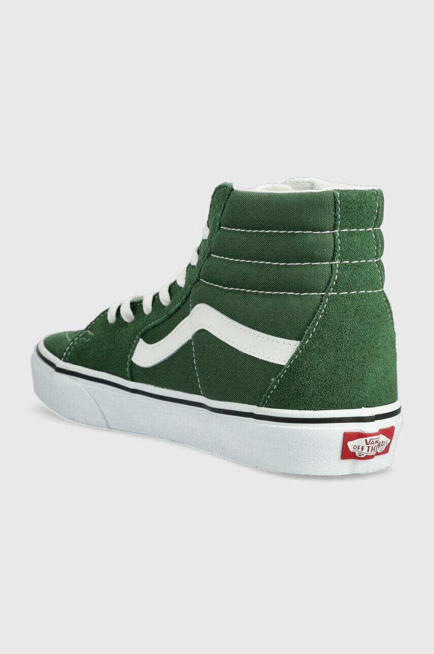 Vans Superge SK8-Hi zelena barva VN0005U96QU1 - Pepit.si