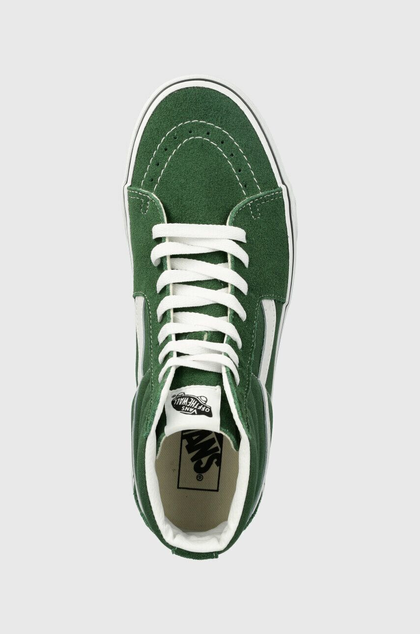 Vans Superge SK8-Hi zelena barva VN0005U96QU1 - Pepit.si