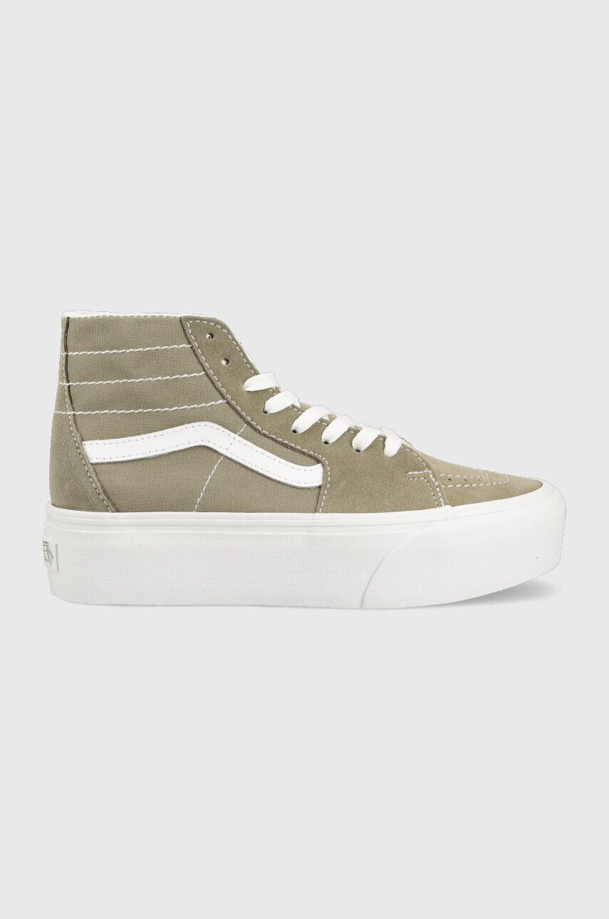 Vans Superge SK8-Hi Tapered Stackform ženske črna barva VN0A5JMKBMX1 - Pepit.si