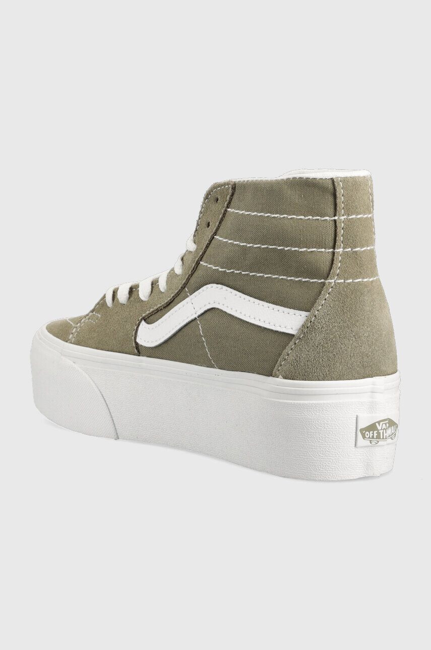 Vans Superge SK8-Hi Tapered Stackform ženske črna barva VN0A5JMKBMX1 - Pepit.si