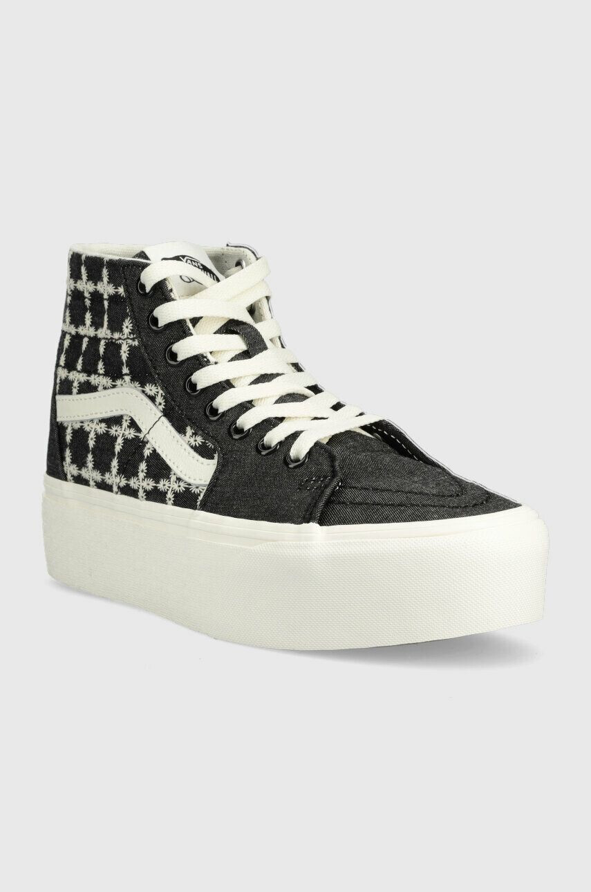 Vans Superge SK8-Hi Tapered Stackform ženske siva barva VN0A5JMKBMA1 - Pepit.si