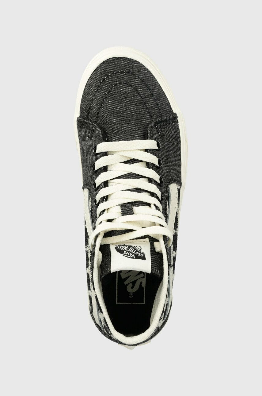 Vans Superge SK8-Hi Tapered Stackform ženske siva barva VN0A5JMKBMA1 - Pepit.si