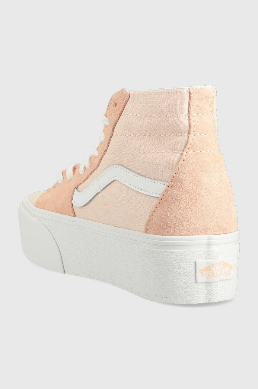 Vans Superge SK8-Hi Tapered Stackform ženske oranžna barva VN0A5JMKBOD1 - Pepit.si