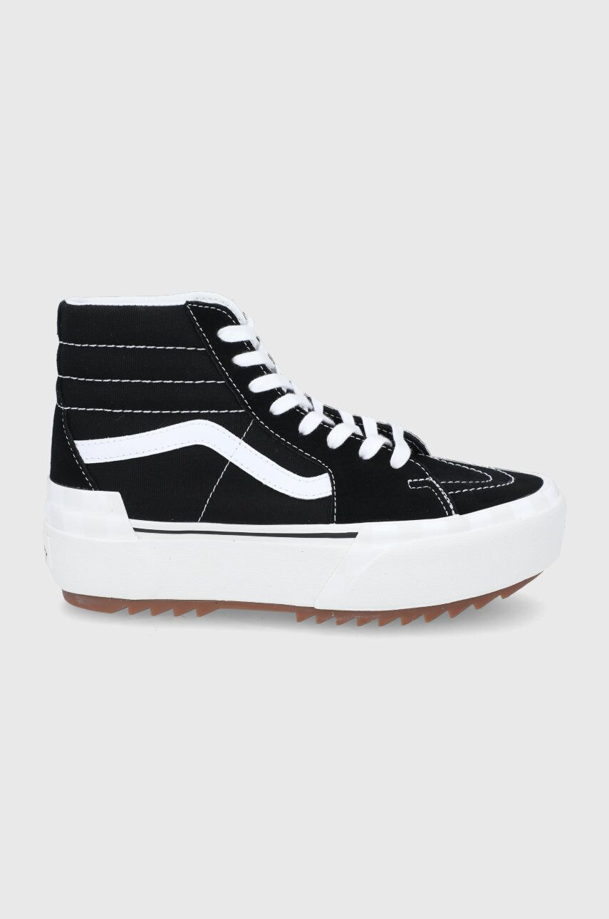 Vans Superge UA SK8-Hi Stacked ženske črna barva - Pepit.si