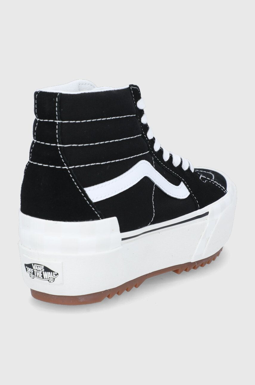 Vans Superge UA SK8-Hi Stacked ženske črna barva - Pepit.si