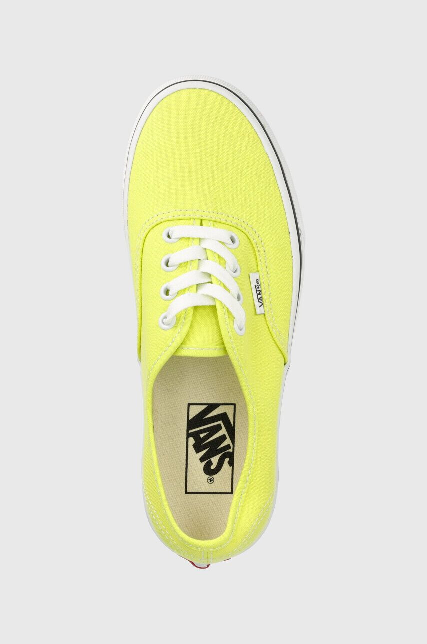 Vans Teniske Authentic ženske zelena barva VN0A5KS9ZUD1 - Pepit.si