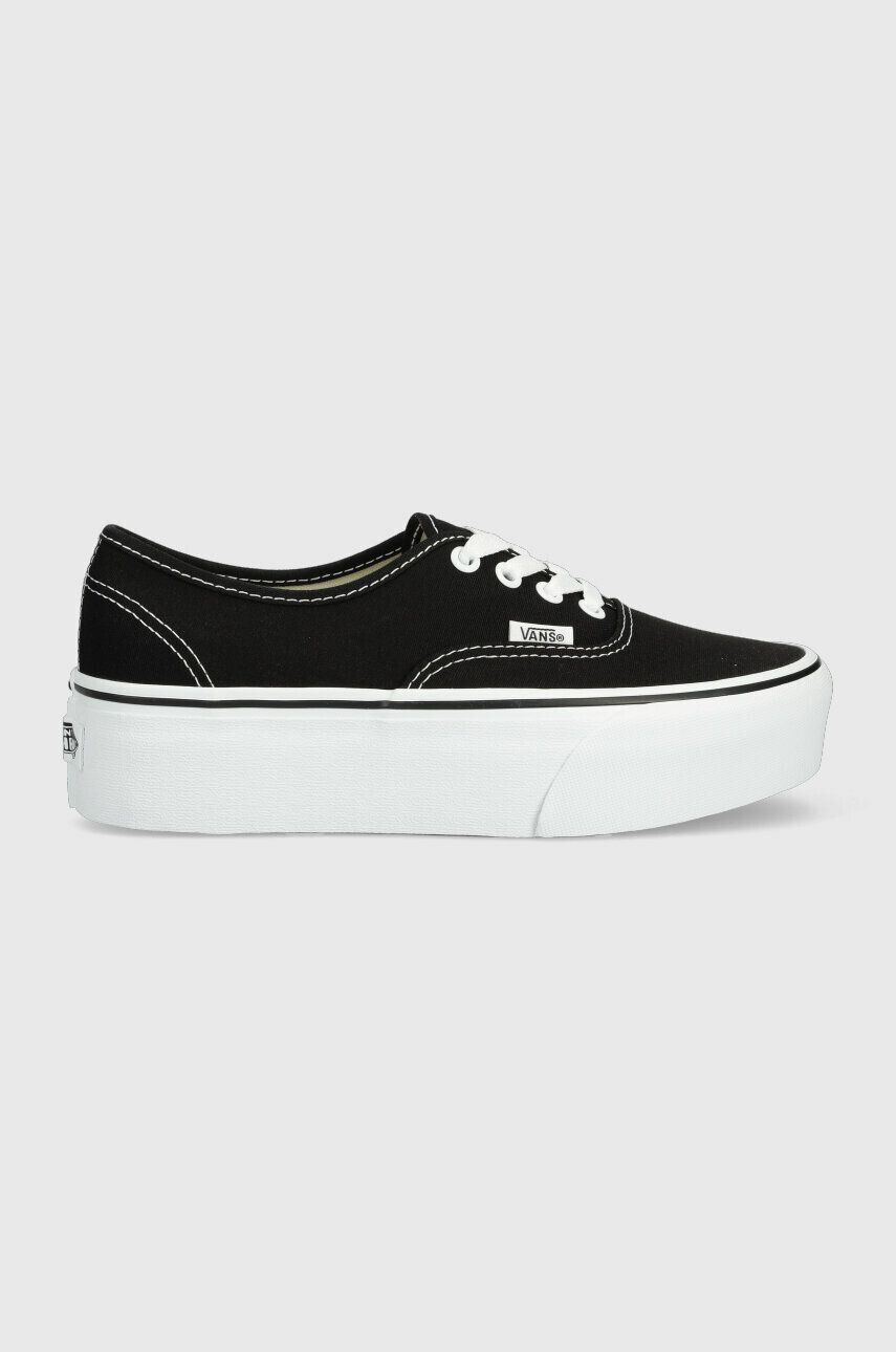 Vans Teniske Authentic Stackform ženske črna barva VN0A5KXXBMX1 - Pepit.si