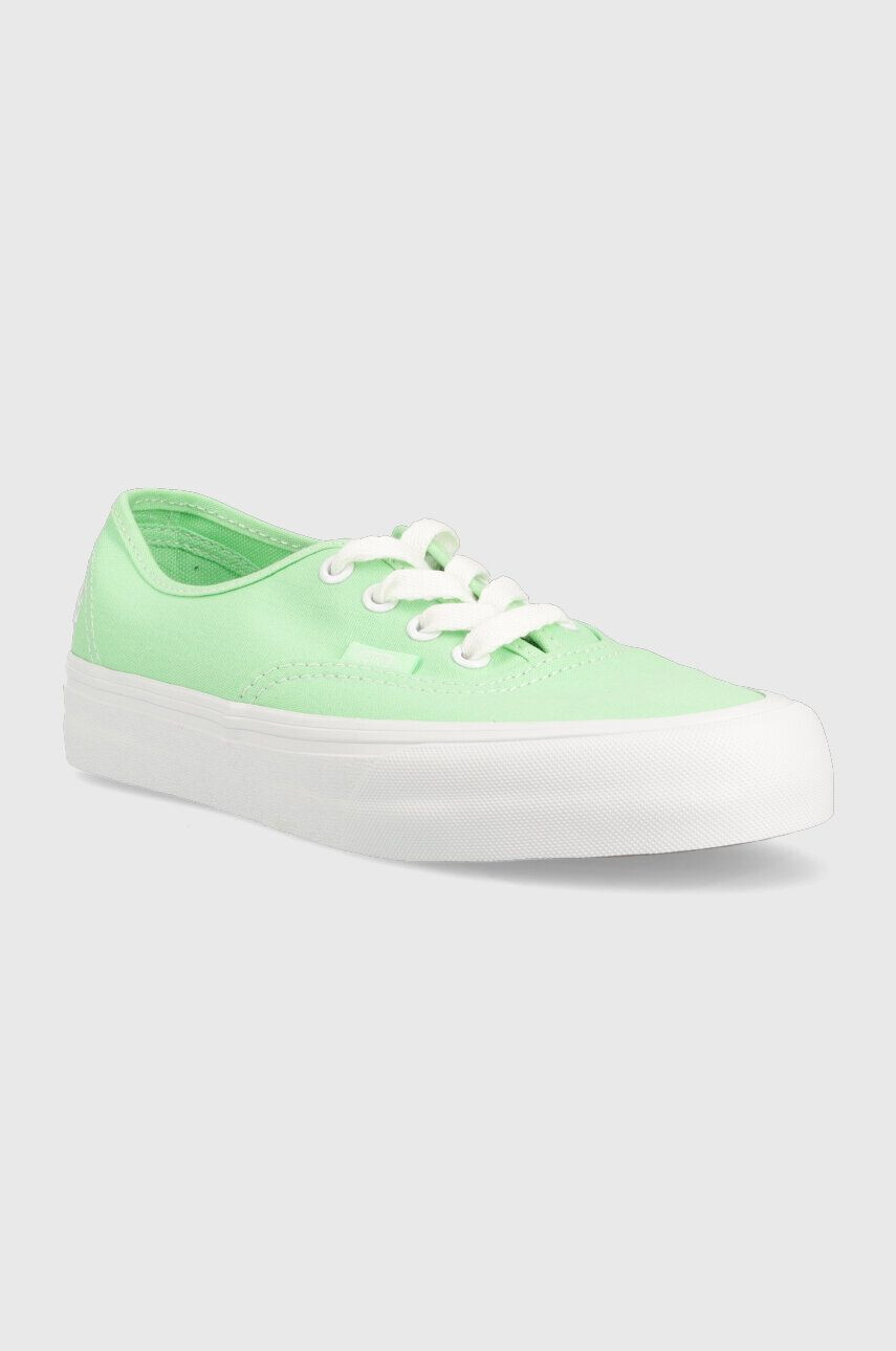 Vans Teniske Authentic VR3 ženske zelena barva VN0005UDBLZ1 - Pepit.si