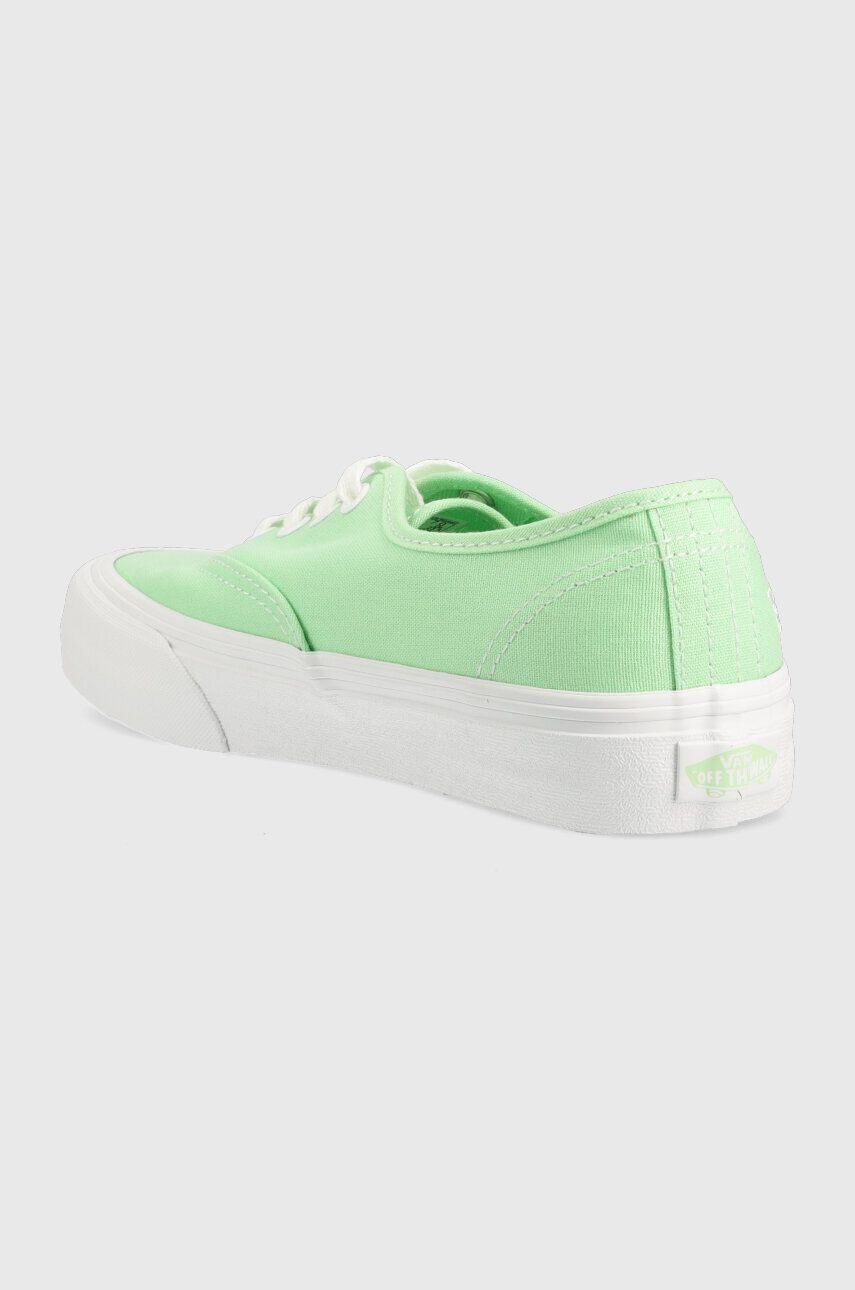 Vans Teniske Authentic VR3 ženske zelena barva VN0005UDBLZ1 - Pepit.si