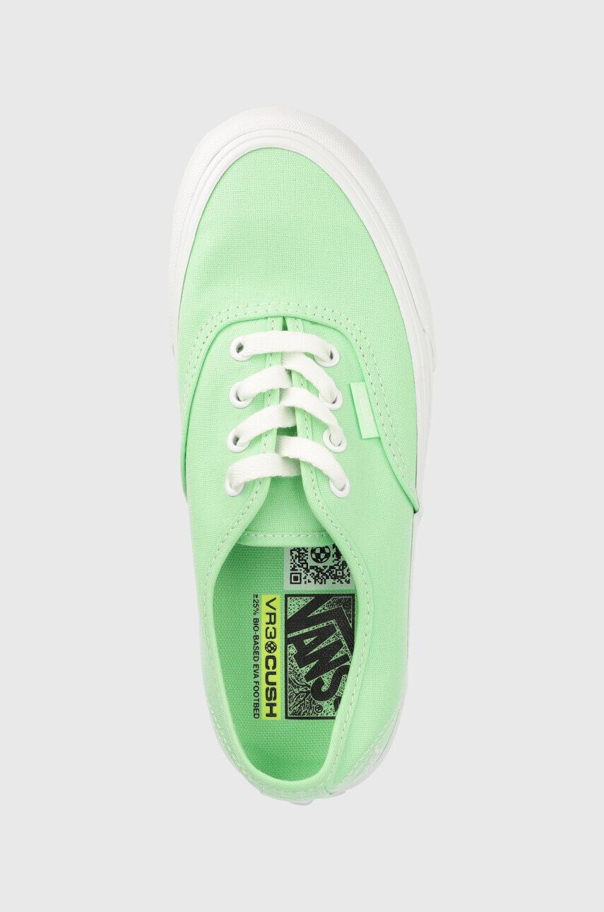 Vans Teniske Authentic VR3 ženske zelena barva VN0005UDBLZ1 - Pepit.si