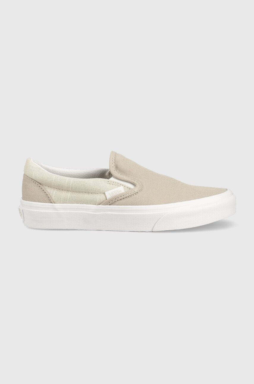 Vans Teniske Classic Slip-On bež barva VN0A7Q5DNTR1 - Pepit.si