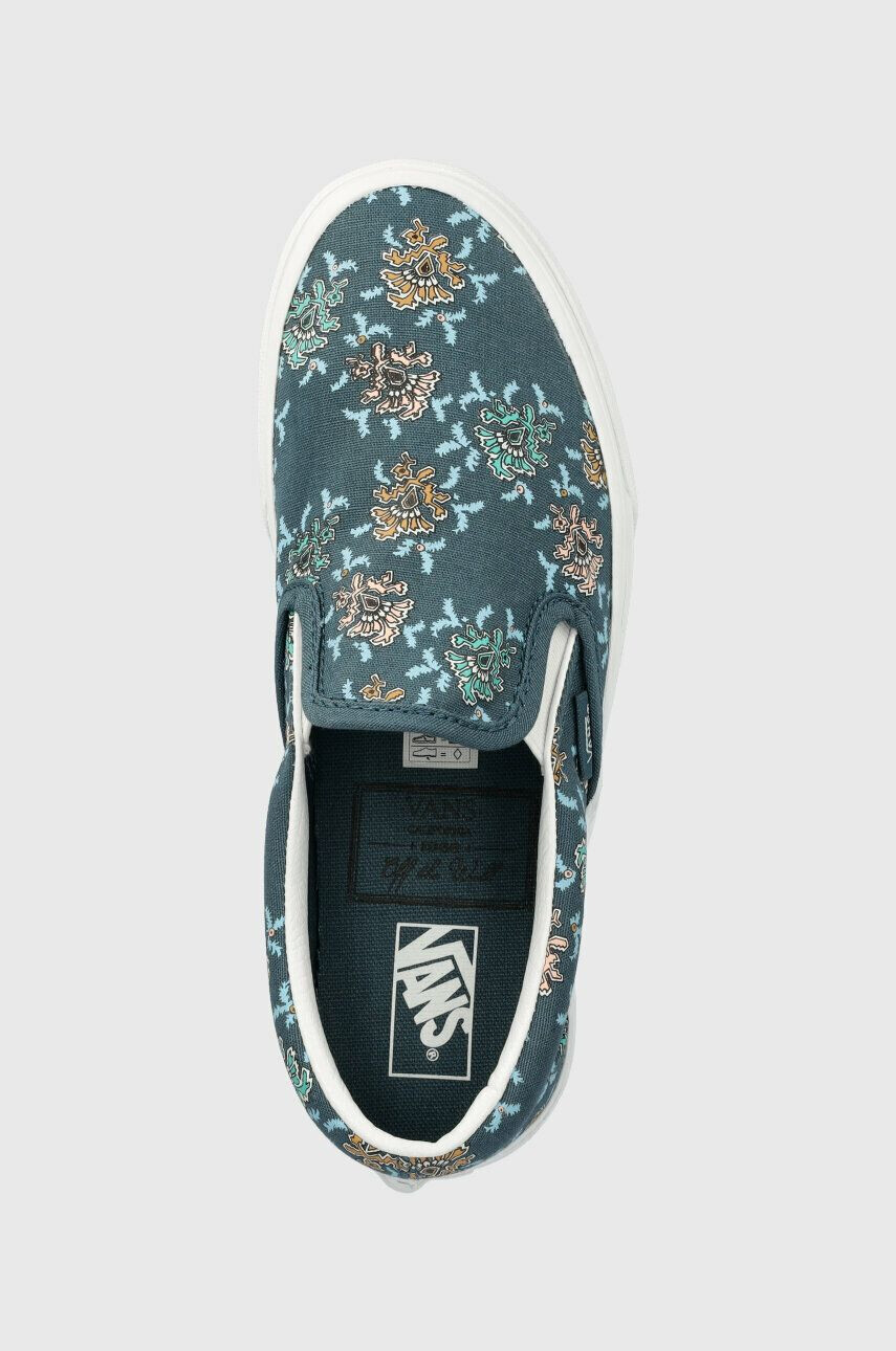 Vans teniske Year of The Rabbit Classic Slip-On ženske črna barva VN0A5JLXBMA1 - Pepit.si