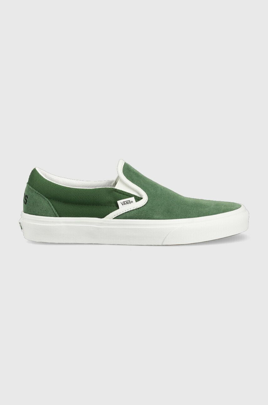 Vans Teniske Classic Slip-On zelena barva VN0A7Q5DY9H1 - Pepit.si