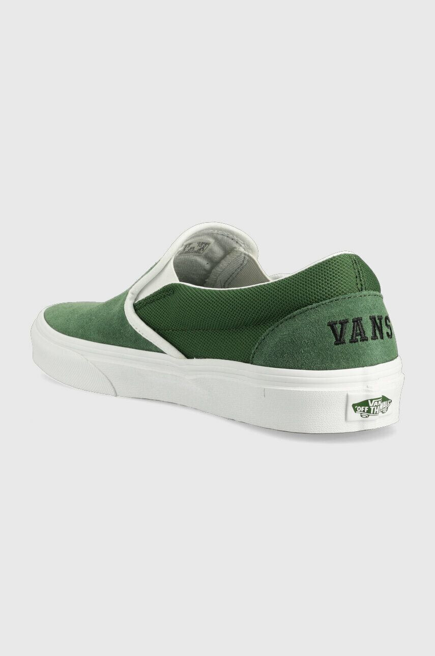 Vans Teniske Classic Slip-On zelena barva VN0A7Q5DY9H1 - Pepit.si