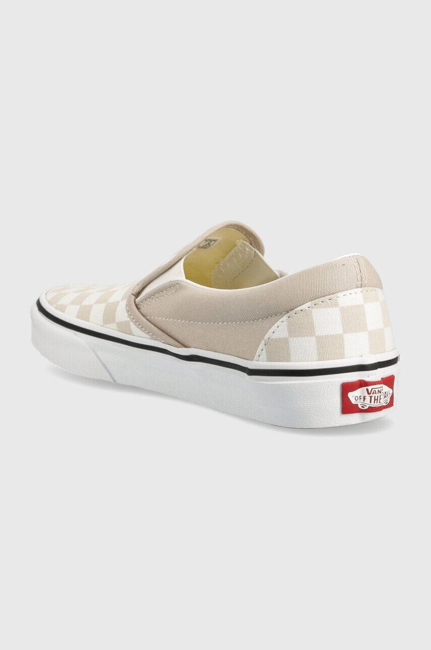 Vans Teniske Classic Slip-On ženske bež barva VN0A7Q5DBLL1 - Pepit.si