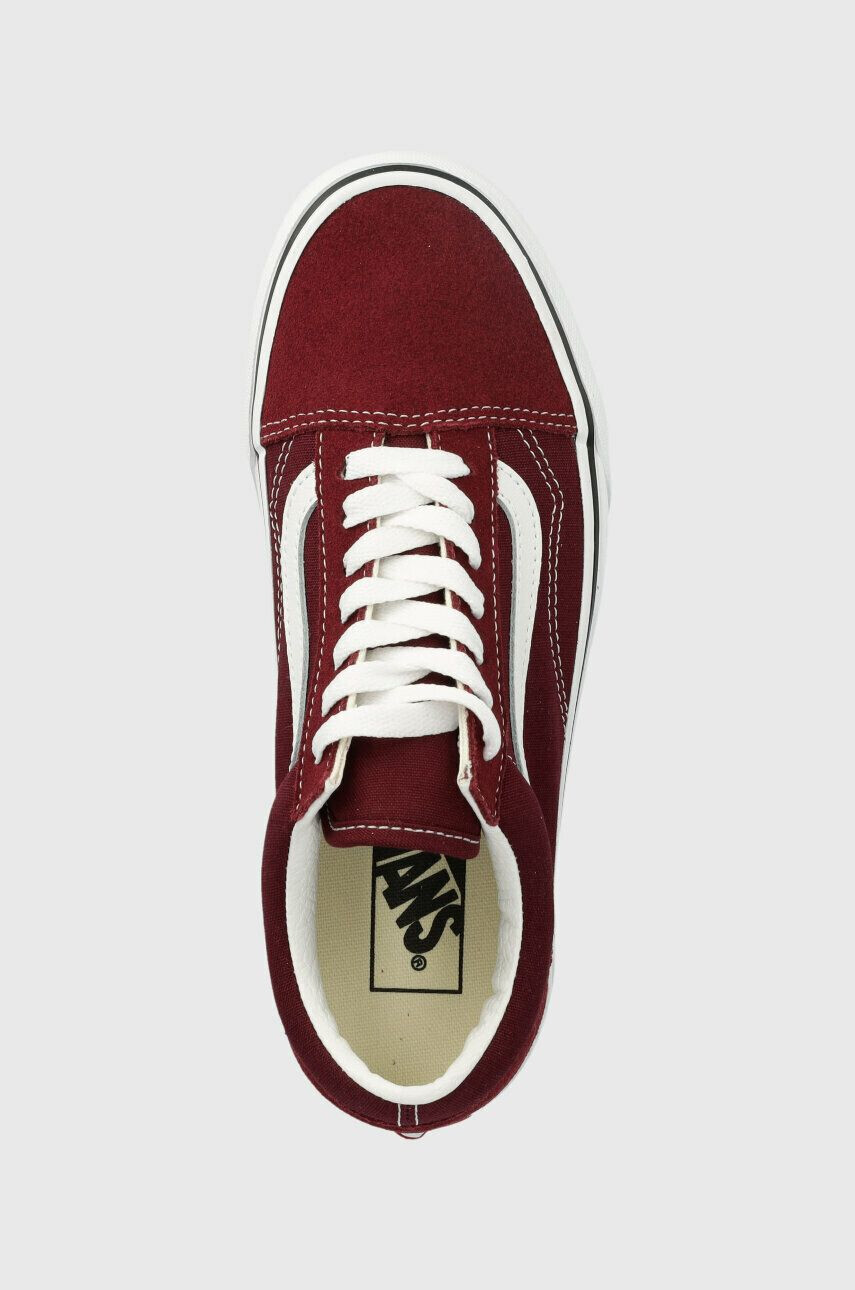 Vans Teniske Old Skool ženske bordo barva - Pepit.si