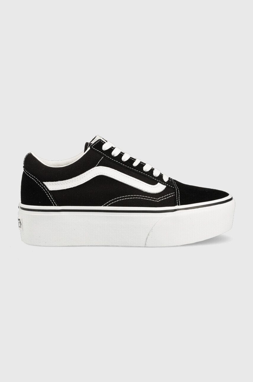 Vans Teniske Old Skool ženske črna barva - Pepit.si