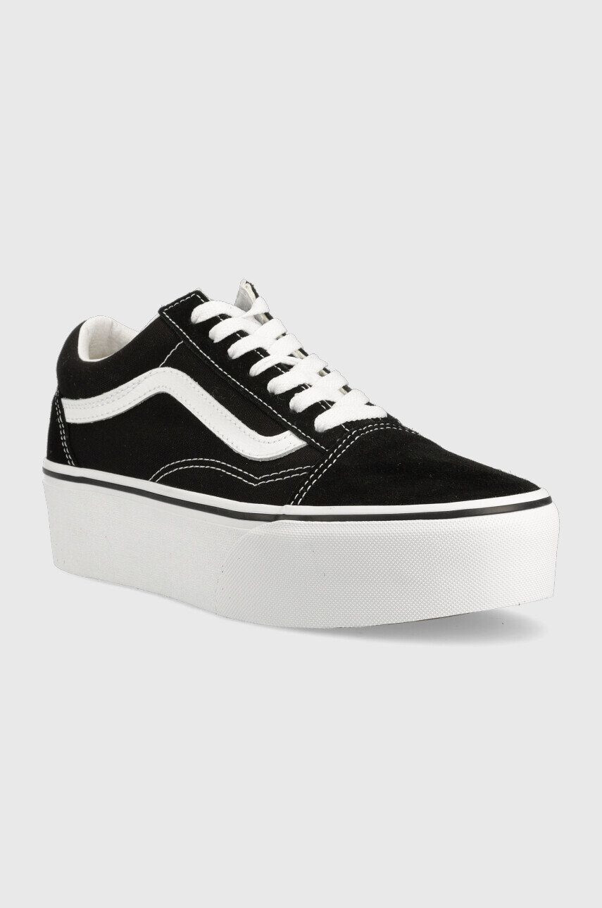 Vans Teniske Old Skool ženske črna barva - Pepit.si